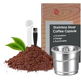 FOVNOT Reusable Coffee Capsules for ILLY, 304 Stainless Steel | Refillable Espresso Pods, Fits Y1.1/Y3/Y5/X7.1/X9