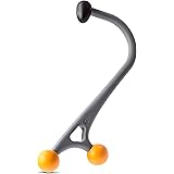 TriggerPoint AcuCurve Massage Cane for Neck, Back and Shoulders, Gray/Orange