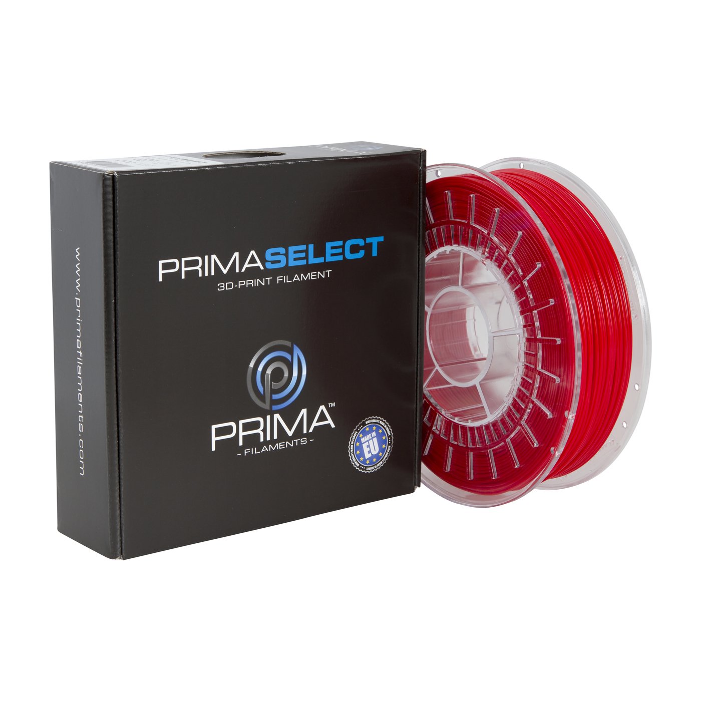 Prima Filaments PS-PETG-175-0750-SRD PrimaSelect PETG Filament, 1.75 mm, 750 g, Solid Red
