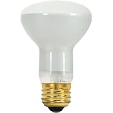 Satco S8519 130-Volt 45-Watt R20 Medium Base Light Bulb, Frosted | 130V operation, E26 medium base, Soft diffused light, Reflector shape, Indoor lighting applications