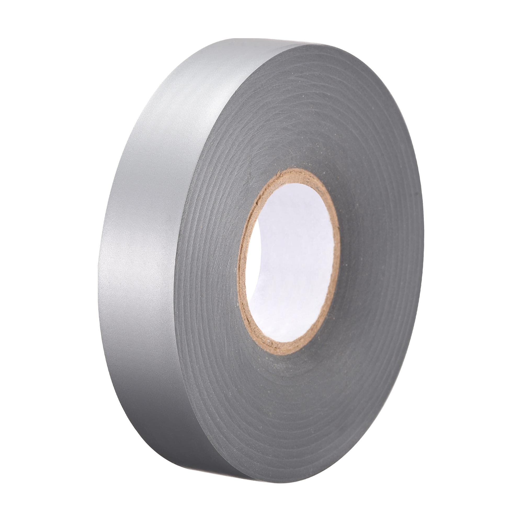 sourcing map Insulating Tape 25mm Width 26M Long 0.26mm Thick PVC Electrical Tape Grey