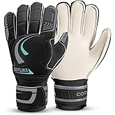 COTLIKE Soccer Goalkeeper Gloves - Soccer Goalie Gloves for Kids Boys Girls Youth & Adult, 4+3MM Super Grip Latex Football Goalie Gloves, Guantes De Portero for Training & Match