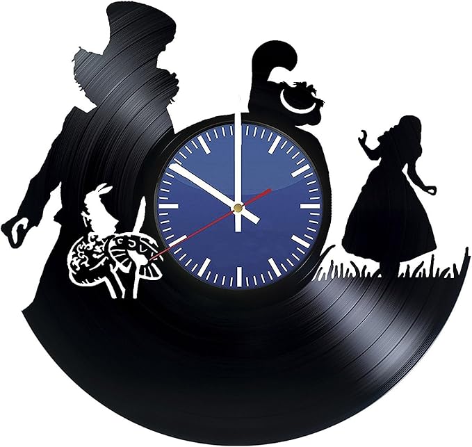 Alicia en el país de las maravillas de fantasía caracteres silueta