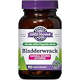 Oregon's Wild Harvest Bladderwrack Organic Non-GMO pullulan (Plant sourced) Vegan Capsules, 90 Count