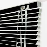 HSYLYM Aluminum Venetian Blinds 120x130 cm Black 1 inch Slats view 2