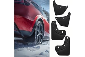 NANAHOLY 2025 Model Y Mud Flaps Compatible with Tesla Model Y Accessories 2024-2021 Upgraded Front and Rear Splash Guards Kit, Not fit for 2025 New Model Y Launch Series