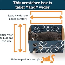5609PETS Extra Large Cardboard Cat Scratcher, Cat