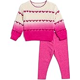 Splendid Baby Girls Ombre Hearts Sweater Top and Pant Set