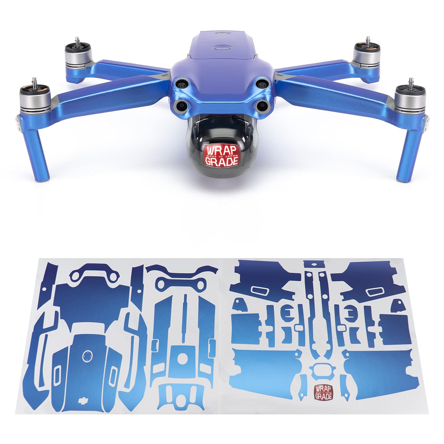 Wrapgrade Main Unit Skin DJI Compatible with DJI Air 2S (CELESTE BLUE)