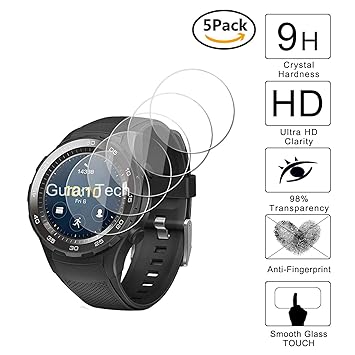 Guran [5-Unidades] Protector de Pantalla Vidrio Cristal Templado ...