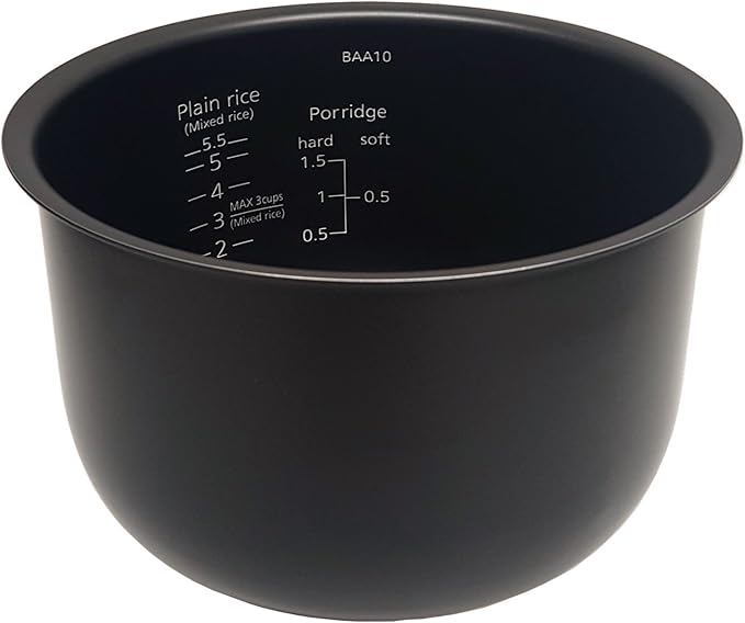 Tiger 5.5 Cups Inner Pot for JBAA10U, JBAB10U, and JBAT10UThis will