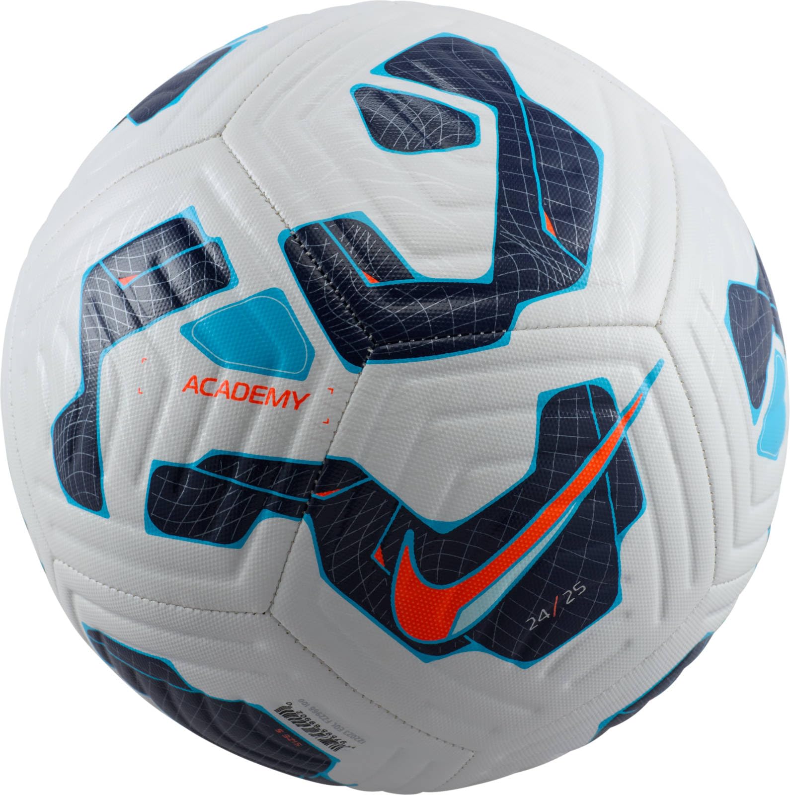 Photo 1 of NIKE Unisex-Adult Academy - Fa24 Football Balls White/Blackened Blue/Hyper CRI 68-70