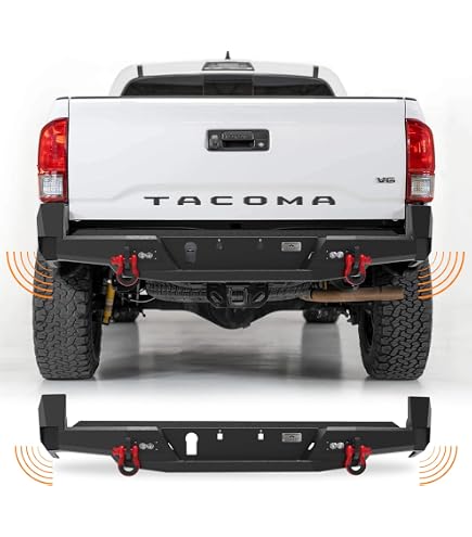 KOJEM Rear Bumper End Cap with Sensor Hole Left Side Chrome for 2016