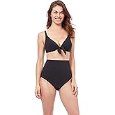 Profile by Gottex Tutti Frutti Tie Front Bikini Top- Adjustable Straps, Back Bikini Hook Closure, Bottoms Sold Separately