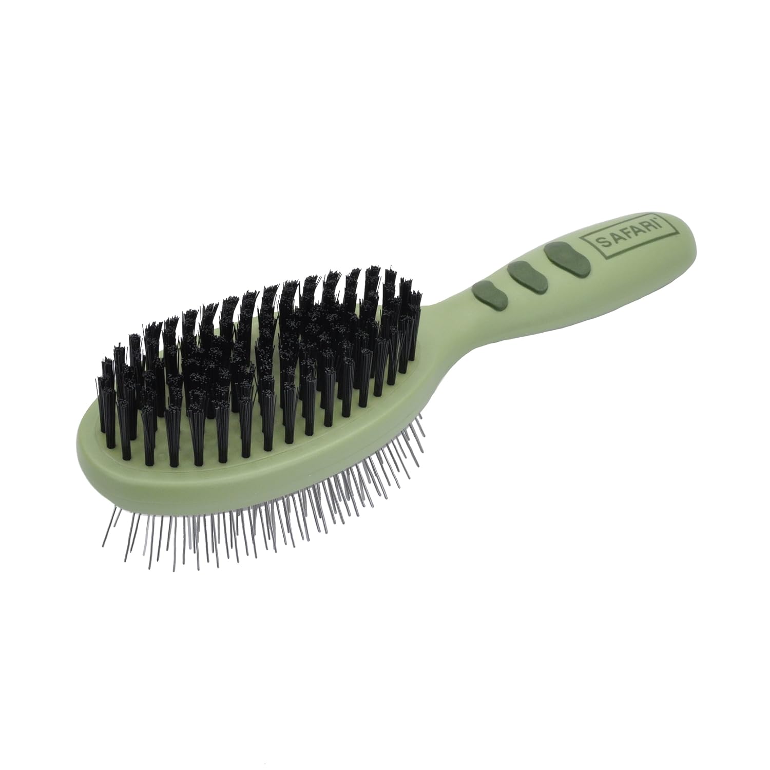 Pet Brushes Safari Pin & Bristle Brush for Dogs with