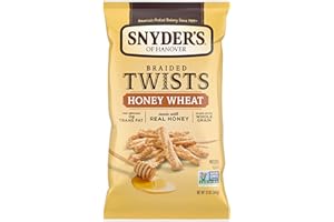 Snyder's of Hanover Pretzels, Braided Pretzel Twists Honey Wheat, 12 Oz