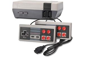 Arrocent Retro Game Console – Classic Mini Retro Game System Built-in 620 Games and 2 Controllers, Old-School Gaming System for Adults and Kids，8-Bit Video Game System with Classic Games