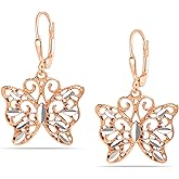 LeCalla 925 Sterling Silver Leverback Drop Earrings Lightweight Bohemia Teardrop Drop Dangle Earring for Women