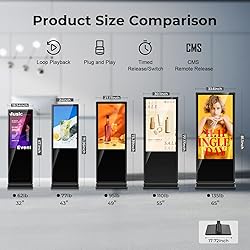 YCKJNB 43 inch Indoor Digital Signage Touchscreen