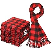 Chuarry Christmas Buffalo Plaid Scarves Bulk Plaid Checked Winter Scarf For Men Women