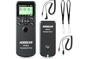 AODELAN Camera Wireless Shutter Release Timer Remote Control for Sony a7riii, a7rii, a9, a200, a560, a700, a850, a900,a77, a9
