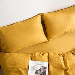 Triton Linen 100% Linen Pillow Cases Standard Size
