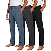 Real Essentials 3 Pack: Boys Cotton Soft Pajama Pants Kids Bottoms Pjs Youth Teen Pijamas Sleep Pyjamas Lounge para Niños