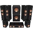 Klipsch 7.2.4 Ebony System - Model RP-8060FA II, RP-504C II, RP-600M II, RP-1400SW