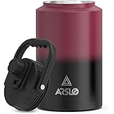 Arslo large Insulated Water Jug With Handle, One Gallon Insulated Water Bottle, 1 Gallon Stainless Steel Water Jug