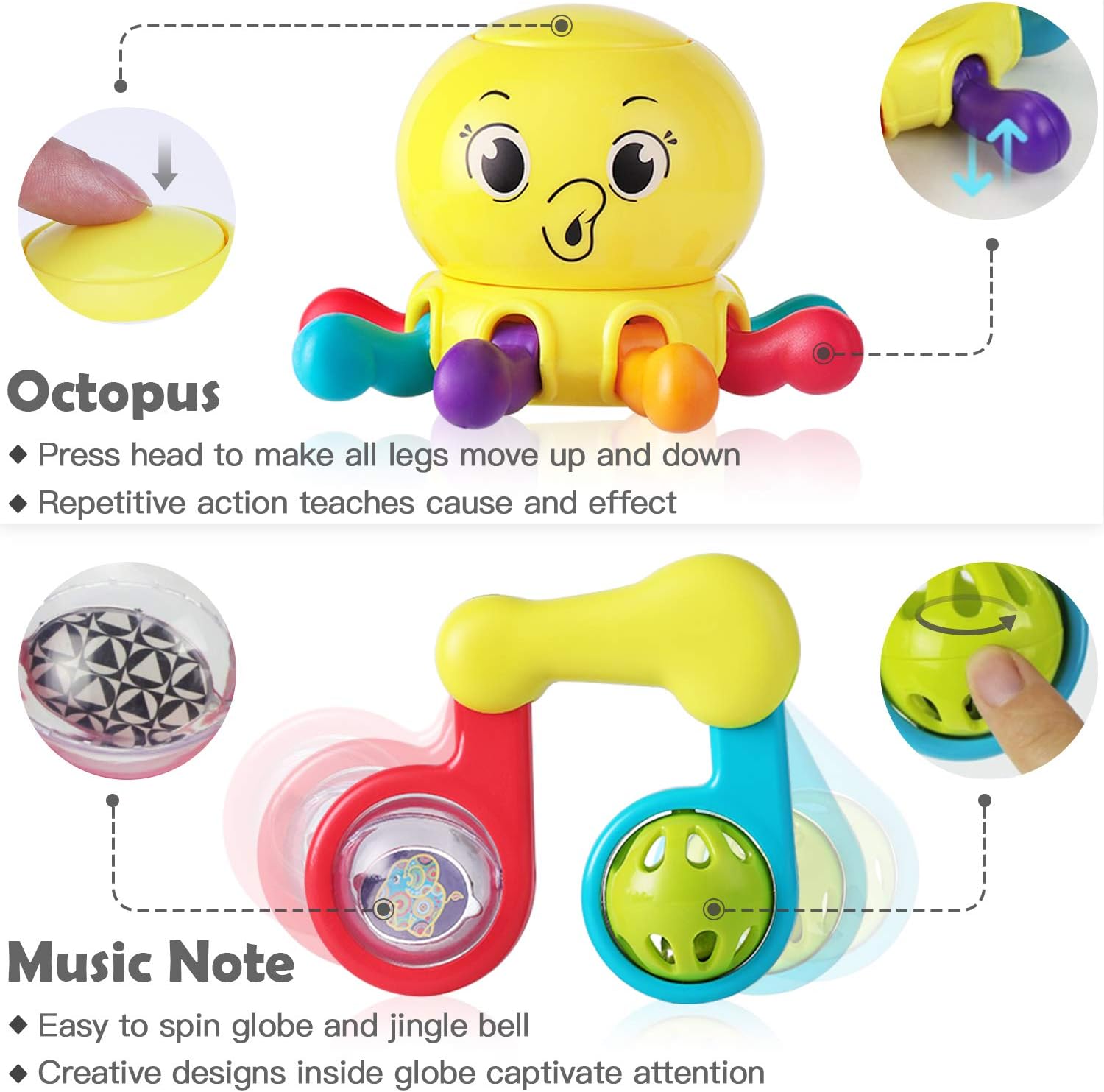 iplay ilearn baby rattles