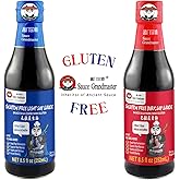 Premium Double Brewed Soy Sauce King (Dark + Light) | All-Purpose Marinades, Stir-Fry, Dipping | Authentic Umami for Sushi, Ramen, BBQ | Gluten-Free, Non-GMO, Vegan, No Preservatives (Naturally Aged)