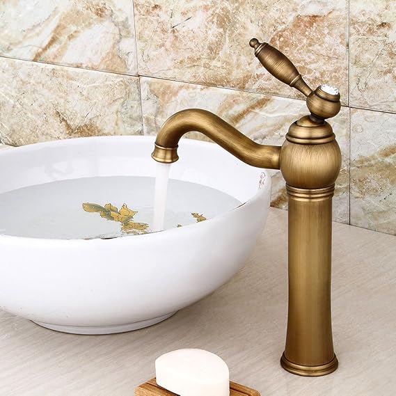 Retro Rotary Messing Kristall Einzigen Handgriff Ein Loch Keramik