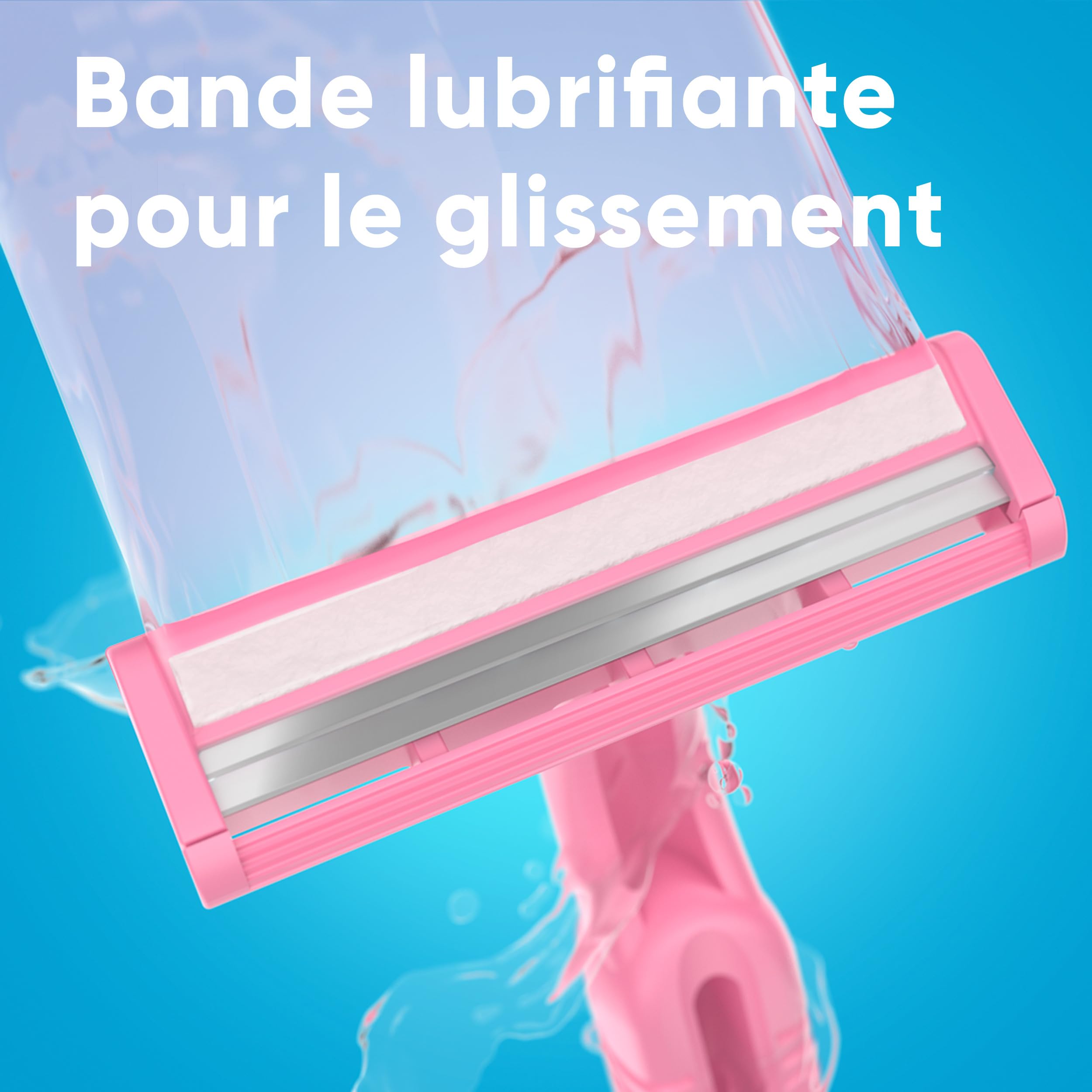 Gillette Venus Daisy Classic Disposable Razors for Women, 18 Count, Hair Removal for Women