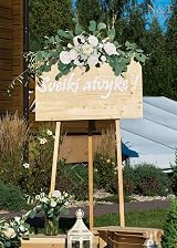 N&T NIETING 50pcs Artificial White Roses Real Touch Foam Flowers DIY Wedding view 6