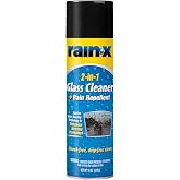 Rain-X 5080233 2-In-1 Glass Cleaner Plus Rain Repellent, 18 Ounce , BLUE