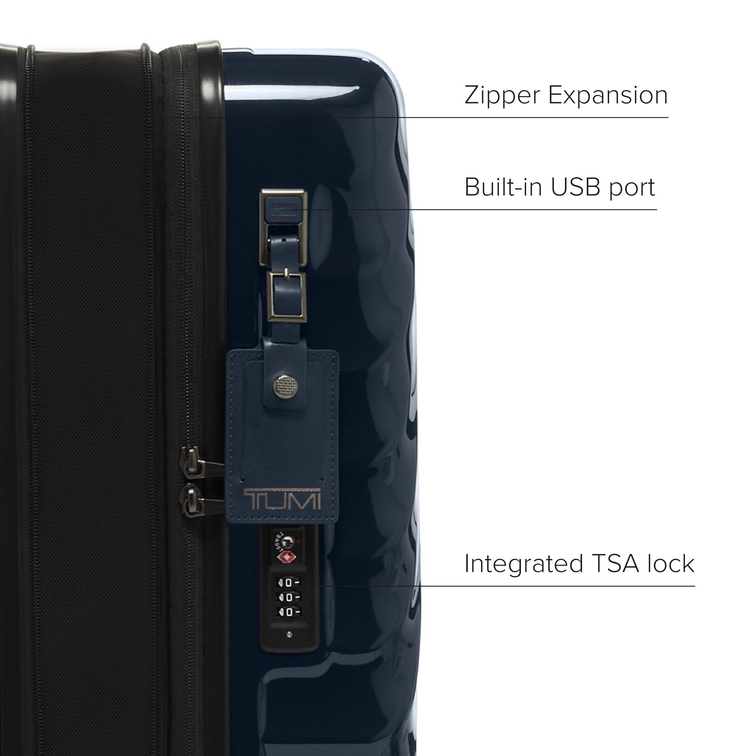 TUMI - 19 Degree International Expandable 4 Wheeled Carry-On - Hard Shell Suitcase - 21.8