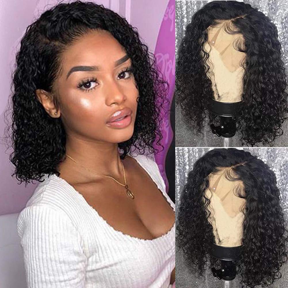 Short glueless lace front wigs Clearance