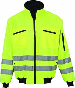 chaqueta blanca reflectante