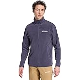 adidas Men's Terrex Multi Essentials Full-Zip Fleece Hiking Jacket, Shadow Navy, Medium