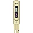 HM Digital EC-3 Handheld Electrical Conductivity (EC) Tester Meter with Case, 0 - 9990 µS Measurement Range, 1µS Resolution, +/- 2% Readout Accuracy