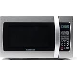 Farberware Countertop Microwave 1000 Watts, 1.3 Cu. Ft. - Microwave Oven With LED Lighting and Child Lock - Perfect for Apart
