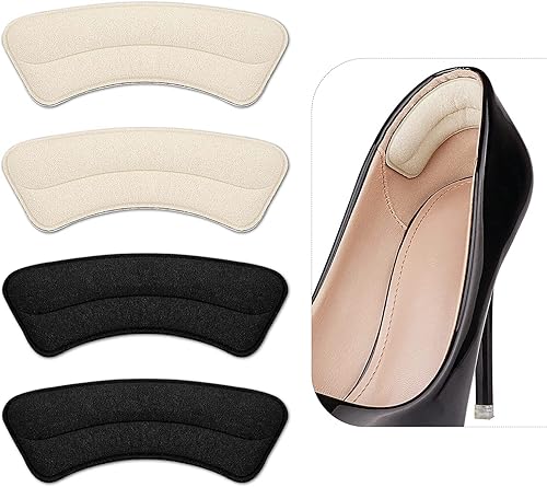 Heel Grips Liner Cushions Inserts for Loose Shoes, Heel Pads Snugs