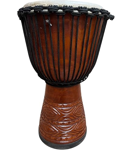 Amazon.com: New Djembe Master Mali Style Rasta carv, 20