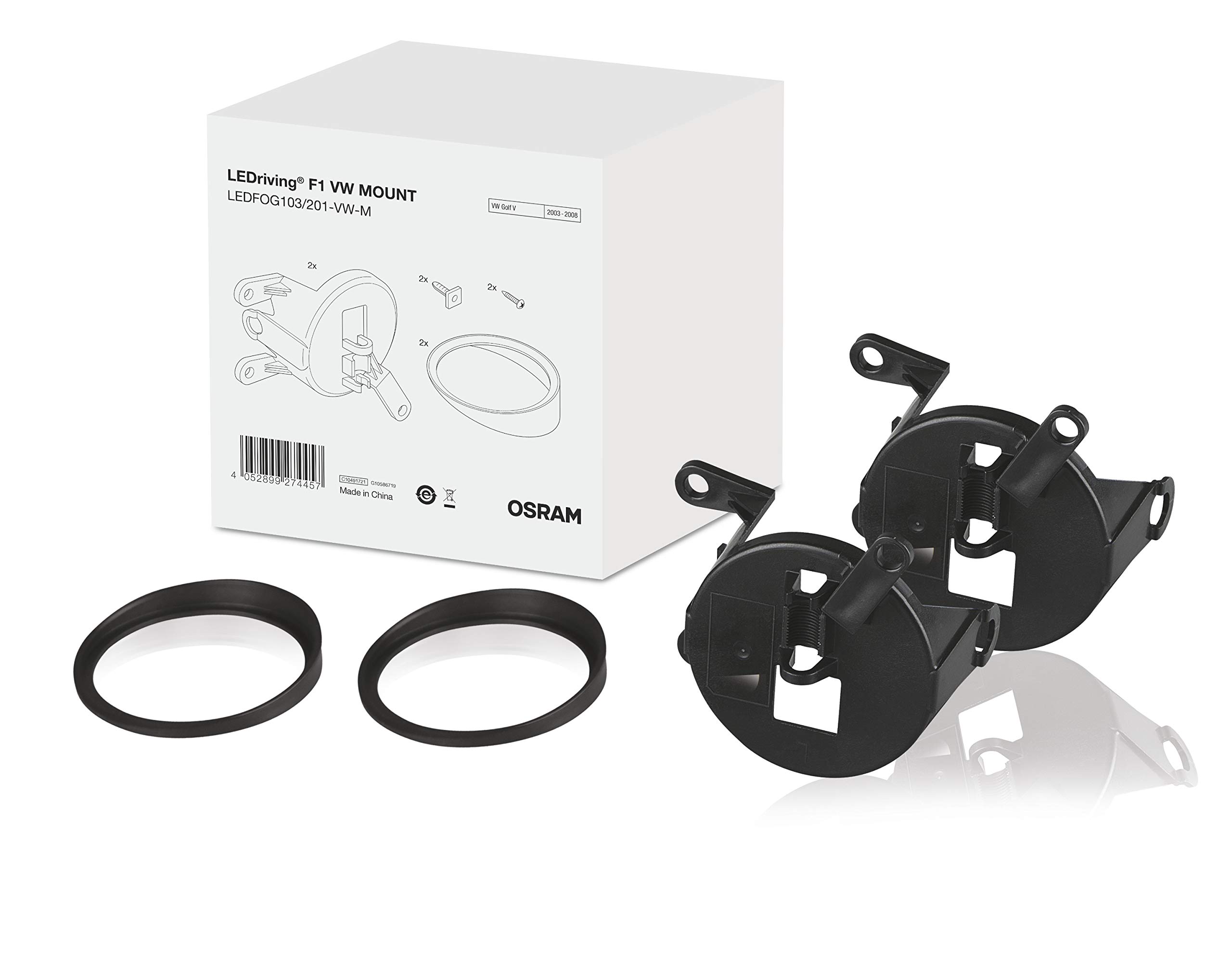 Osram FOG103/201 Fog Light with Kit, Set of 2