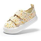 DREAM PAIRS Kid Toddler Sneakers Boys Girls Canvas with Cartoon Dual Hook and Loops for School Walking