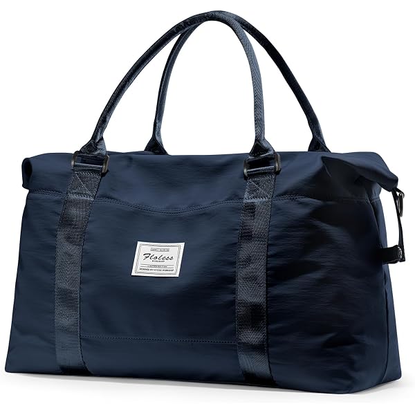Bagbase Barrel Packaway Duffle Bag – French Navy, 210D Polyester, Water-Resistant, 56 Pint Capacity - View #3