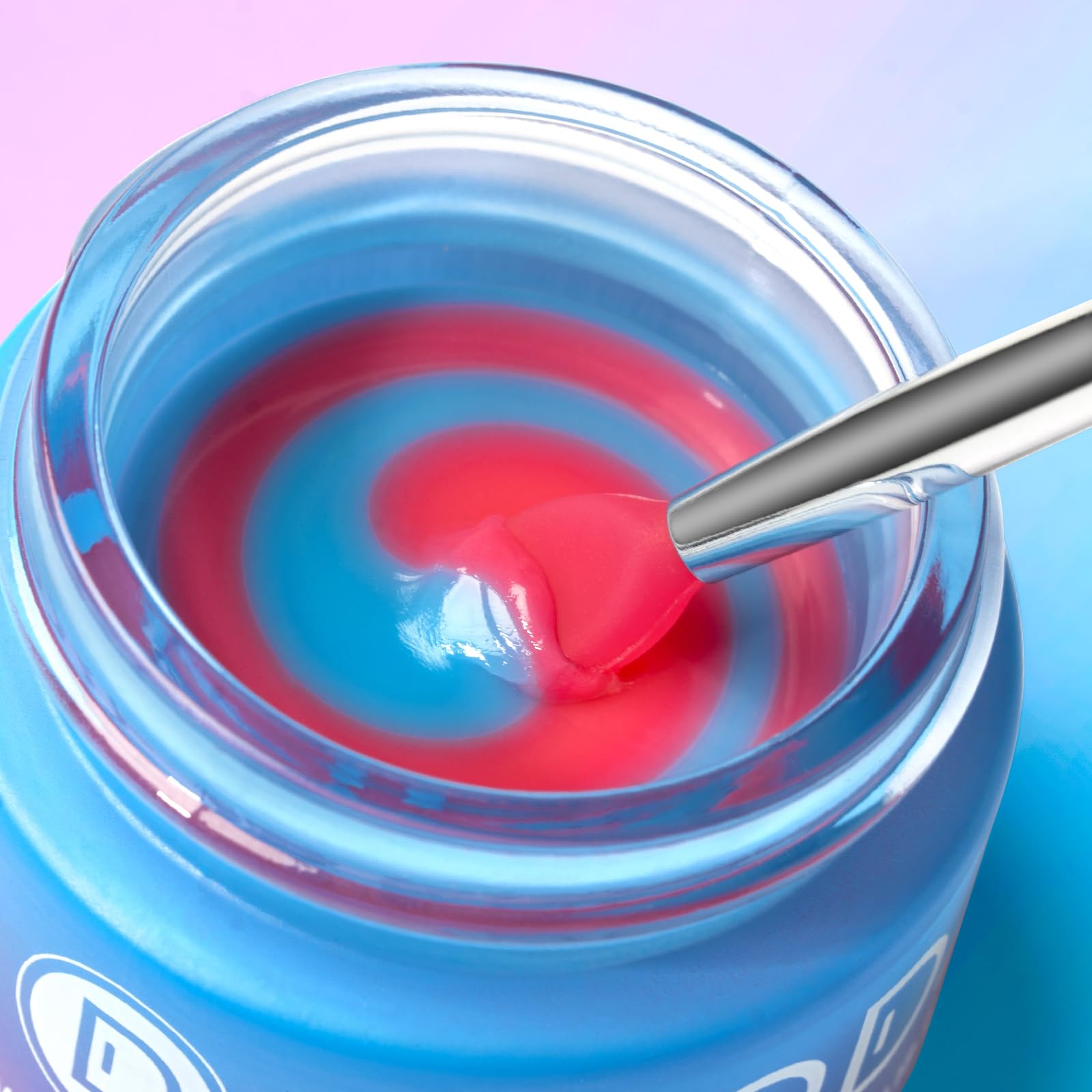 SPODARE Blueberry Lip Mask Overnight, Dual-Color Lip Sleeping Mask for Reduce Fine Lines, Nourish and Hydrating Dry Cracked Skin with Vitamin C and Shea Butter -0.42 Fl Oz