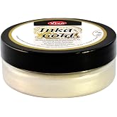 Viva Decor Inka Gold Gilding Wax2.3 oz (Old Silver) - Wax-Based Metallic Polishing Paste. Quick-Drying Metal Shine, High Gloss Effects for DIY. Decor Paste for Wood, Clay &amp; Terracotta