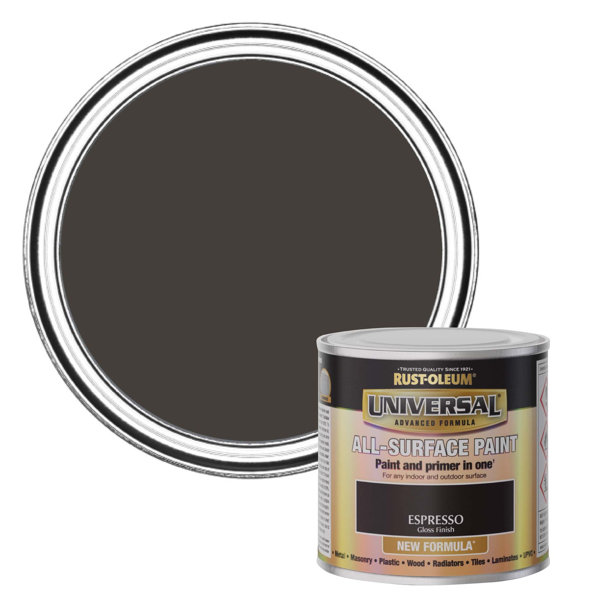 Rust-Oleum Universal Gloss Espresso 250ml, AMZ0102