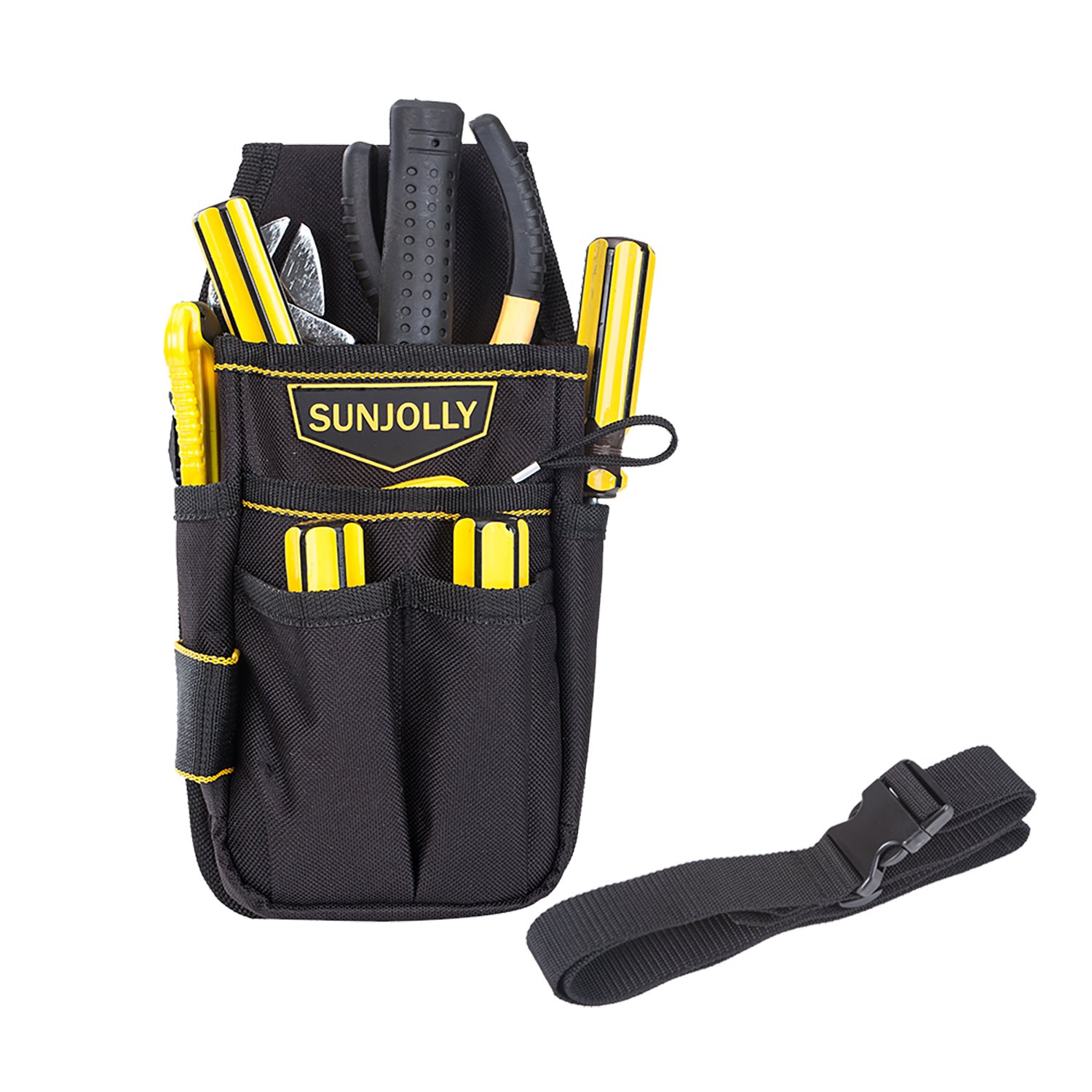 Small Durable Tool Pouch with Maintenance and Electrician's Holsters